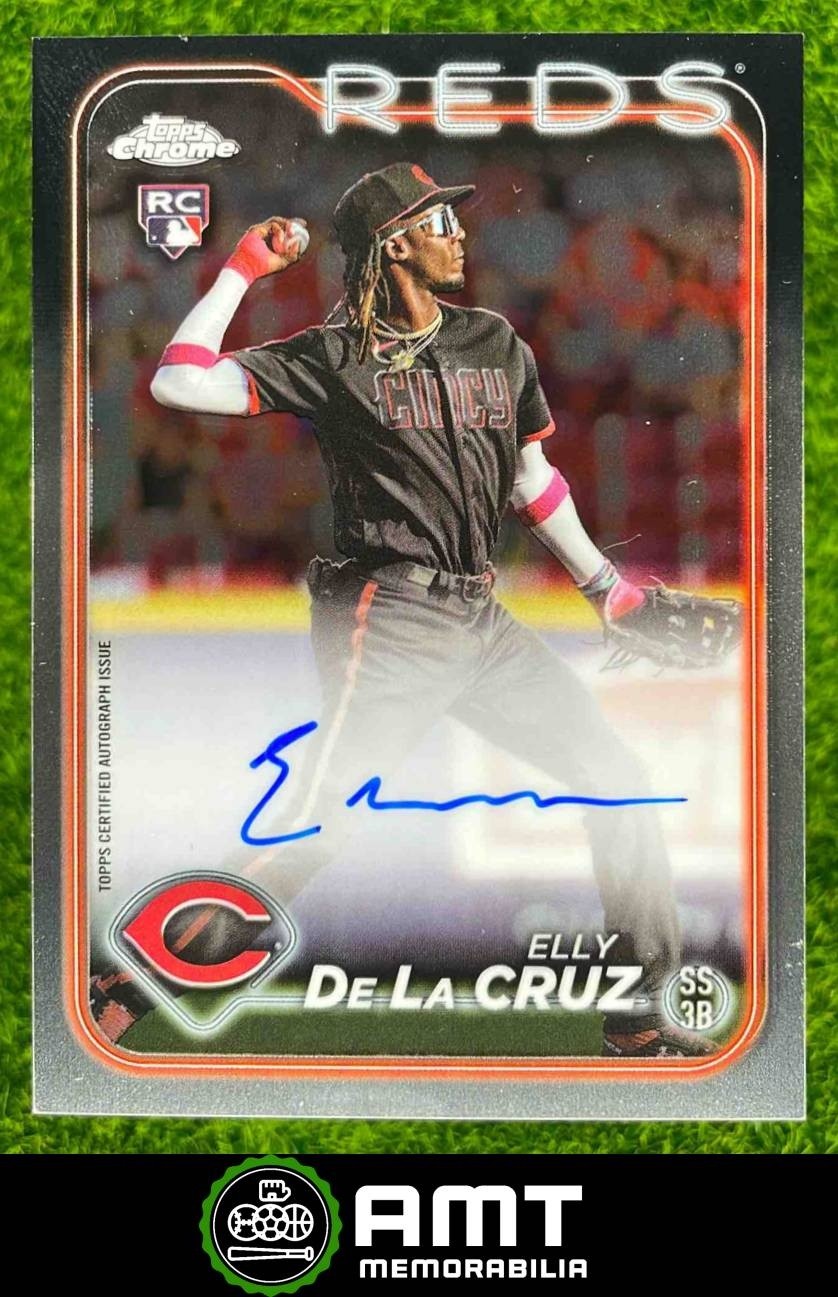 2024 Topps Chrome #RA-EDLC Elly De La Cruz RC Auto Cincinnati Reds