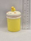 Lefton Vintage Baby Chick / Duck & Tulips Salt & Pepper Shakers Yellow Retro — photo 5
