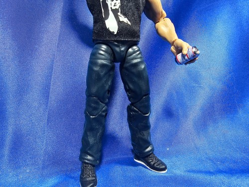 Figura personalizada ECW Sandman Elite WWE con palo de Kendo y Budweiser. - Imagen 2 de 2