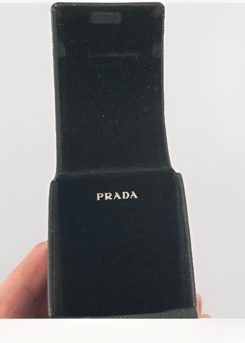 PRADA Black Eyeglasses Sunglasses Half Circle Magnetic Hard Case thumbnail 21