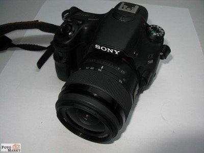 Sony Alpha SLR-Kamera SLT-A58 + Objektiv SAL 18552 DT 18-55 / 3,5-5,6 SAM II TOP