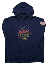 Indiana Fever Caitlin Clark Hoodie Sweatshirt. Mens L. Blue. WNBA. See Details!