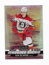 2024-25  O.P.C. PLATINUM SUNSET  MARQUEE ROOKIE - OLEN ZELLWEGER # 207 ROOKIE
