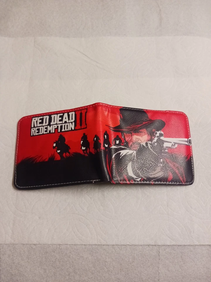 Red Dead Redemption Bi-Fold Wallet Boys / Kids Zipper Coin Pocket - Image 3 of 4