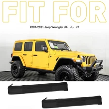 Pair Left & Car Right Limit Bandage Strap Rope Door Fit Jeep Wrangler JK 2007-17