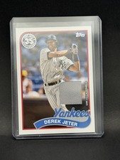 2024 Topps Series 2 - 1989 Topps Baseball Relics Derek Jeter #89R2-DJ (MEM)