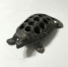 Antique Turtle Figure Cast Iron Metal Ikebana Flower Frog  — photo 2
