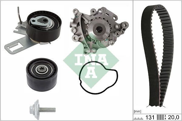 Schaeffler Ina 530 0760 30 Wasserpumpe + Zahnriemensatz FüR CitroËN Ds Ford-image