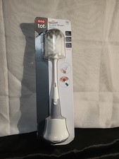 OXO Tot 62122700 Bottle Brush With Nipple Cleaner and Stand - Gray