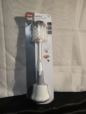 OXO Tot 62122700 Bottle Brush With Nipple Cleaner and Stand - Gray