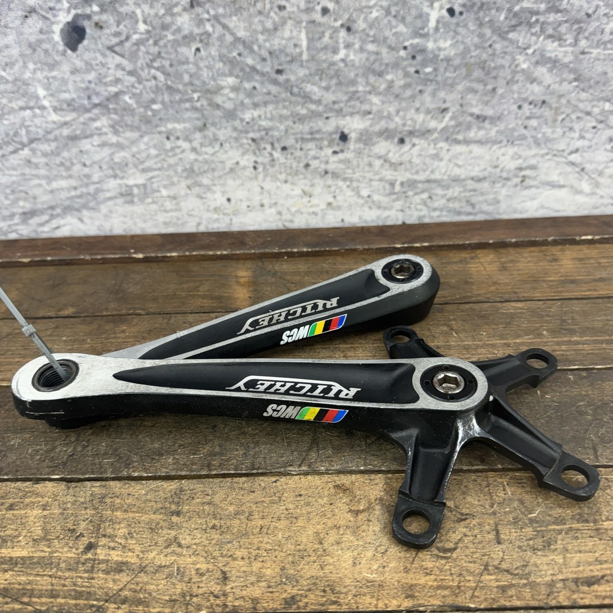 Vintage Ritchey WCS Crankset 170mm 110 BCD 5-Bolt Bike Black Alloy