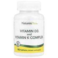 Naturesplus, Vitamins D3 & K2, 2500 Iu - 90 Tabletten