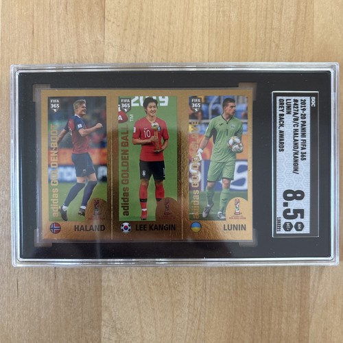 2019 Panini 365 Soccer #421 Erling Haaland TRUE ROOKIE WORLD CUP SGC 8.5
