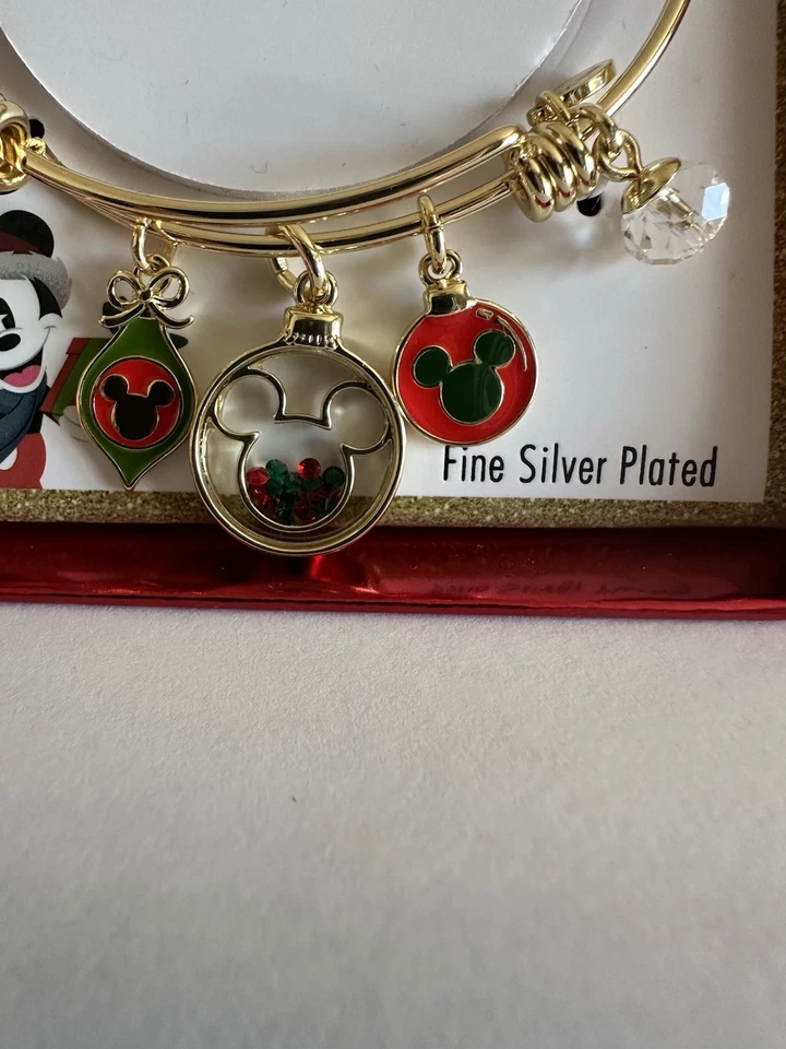 Pulsera Disney Dije Expansible Brazalete Plateado Color Oro Foto 4 de 4