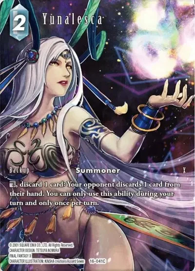 【PSA10】　16-041C　ユウナレスカ FINAL FANTASY TCG/Emissaries of Light [Opus XVI]]Yunalesca