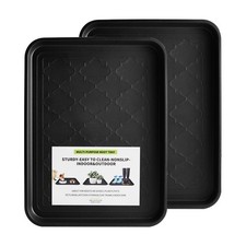 Boot Tray 2 Packs All Seasons Multi-Purpose, Waterproof Boot Trays for Entryw...