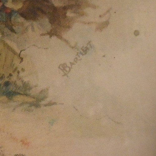 Signed Original Bartlett Cockington Lane Devon 19th century colored MEGARARE - Picture 3 of 11