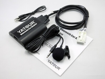 Bluetooth A2DP Adapter Handsfree Car Kit For 12Pin Plug VW Audi Skoda Seat Radio