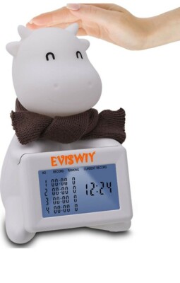 Fidget Cow Toy w/ Clock Nightlight Game - Kids Adults Teens 10 Sec Challenge Toy