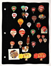 Coca Cola -McDonalds Hot Air Balloon Pins - V...