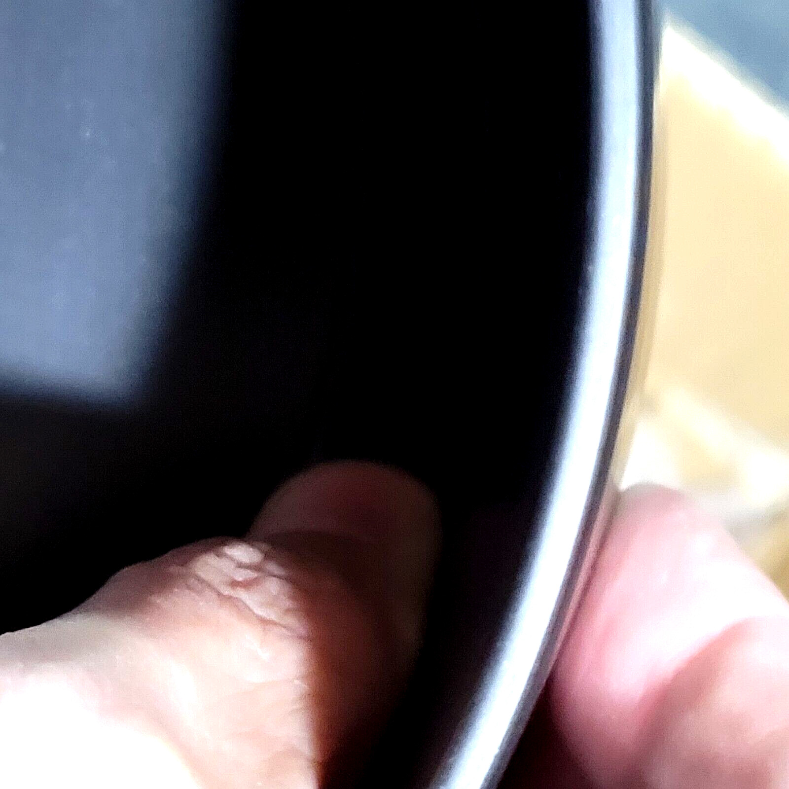 BLACK CERAMIC PET DOG FOOD BOWL HEAVY 1.46 POUNDS SIZE ~  7X3 INCHES NON-SKID