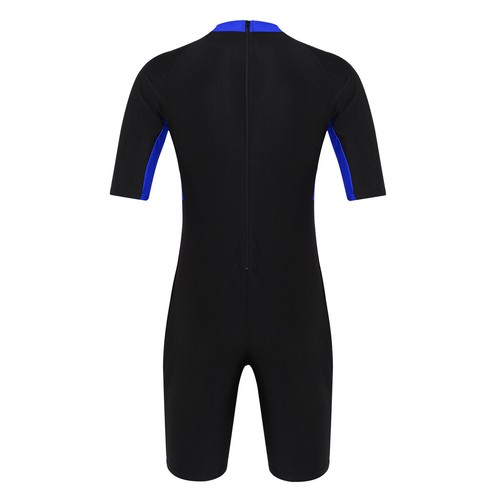 Adult Mens Wetsuit Half Sleeves Diving Suits Swimwear Surfing Bodysuit Jumpsuit - Picture 7 of 35