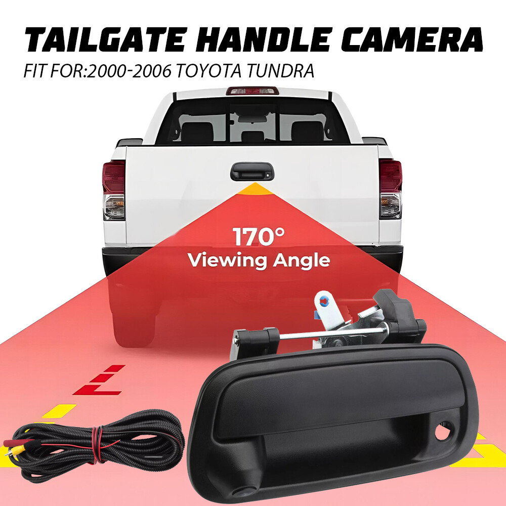 Tundra Tailgate Hinge Black Tailgate Handle For 2000-2006 Toyota Tundra - Direct Replacement (69090-0C010) 2006 Tundra Tailgate Handle