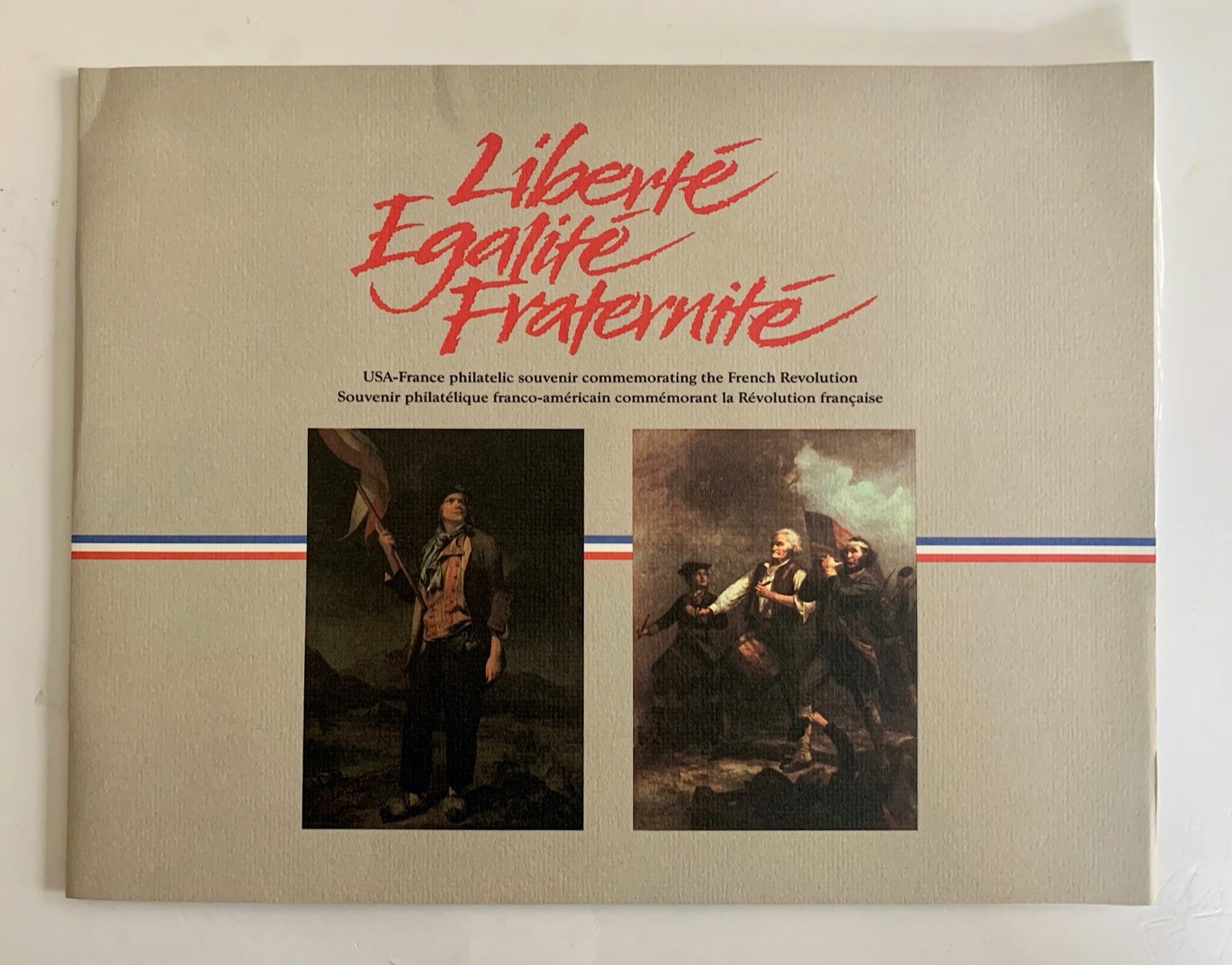 Liberte Egalite Fraternite USPS Stamp Book PB Stamps France French Revolution