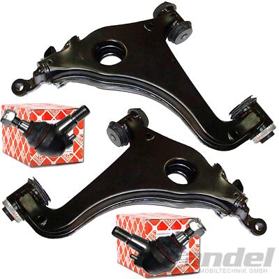 2x QUERLENKER + FEBI TRAGGELENK VORNE für MERCEDES C-KLASSE W202 S202 + SLK R170