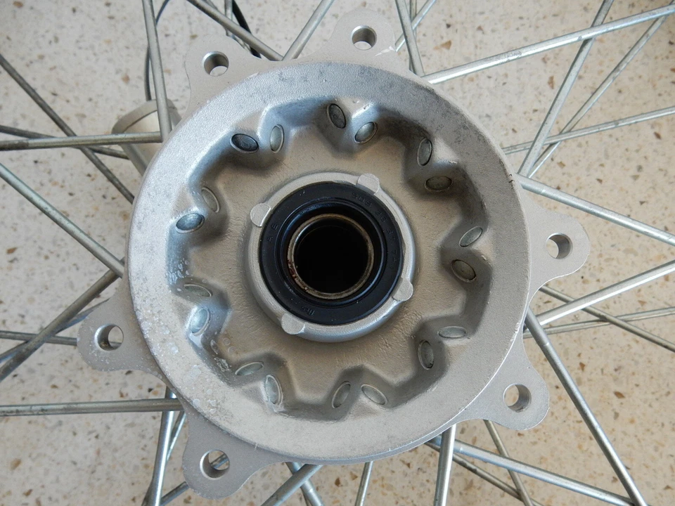 Rueda delantera negra 21" buje de llanta para Honda CR250 1997 2007 44635-MAC-680 Foto 3 de 4