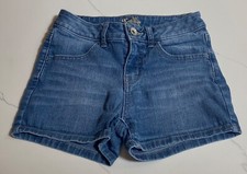 Jean Shorts Stretch Denim Justice Girls Size 14 Slim