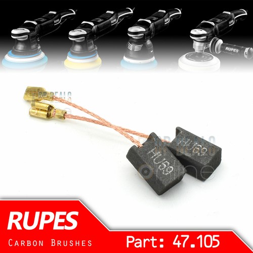 Carbon Brushes Replacement For RUPES NL2 Sander - 6x9x20mm (2 Pack) With Spring & Connector - View #3