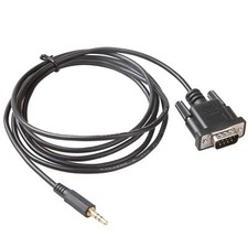 LIANSHU DB9 Male to DC3.5mm Male Serial RS232 Cable 6feet DB9 Male to 3.5mm S...