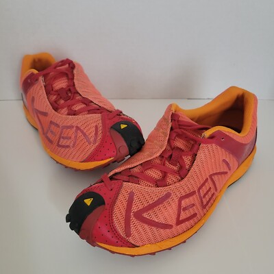 KEEN Women's All Terrain Trail Running Shoes Size 52014-LCJR Orange GTS  1110