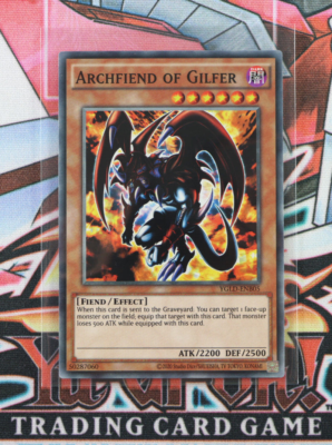 beast of gilfer yugioh card Yu-Gi-Oh! - Archfiend (CT07-EN014) - 2010 Collectors Tin - Limited Edition Mint / near mint condition trading card Beast of Gilfer - Yu-Gi-Oh!