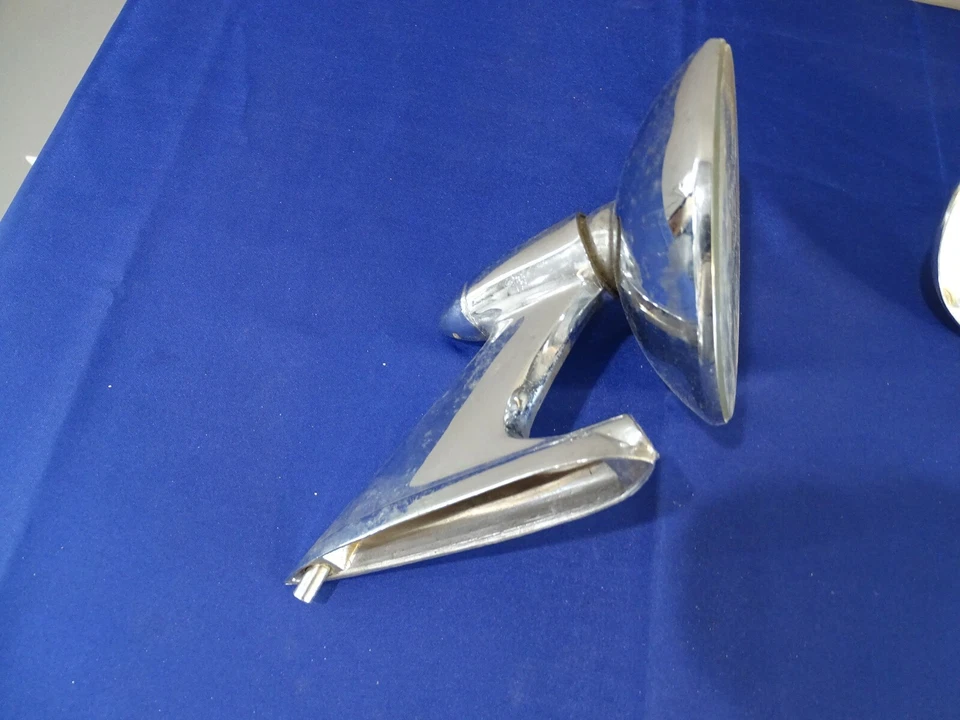 Espelho externo padrão cromado A2 Ford Mustang 66 Bronco fabricante de equipamento original 1965 1966 65 66 - Imagem 2 de 4