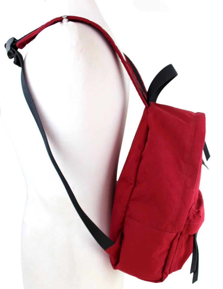 Marc by Marc Jacobs NY ROJO ALGODÓN LONA MOCHILA BOLSO DE HOMBRO BOLSO DE MANO MONEDERO Foto 3 de 4