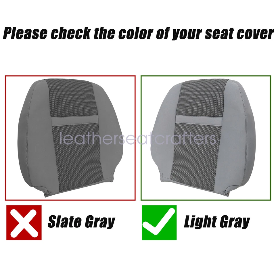 For 2006-2010 Dodge Ram 1500 2500 3500 Front Cloth Seat Cover + Foam Cushion Foto 4 de 4