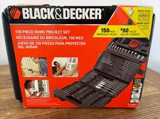Black  Decker 150 Piece Home Project Set NIB