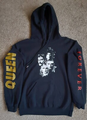 Queen Sweatshirt Graphic Hoodie Official Merch 2019 Black White Size Small