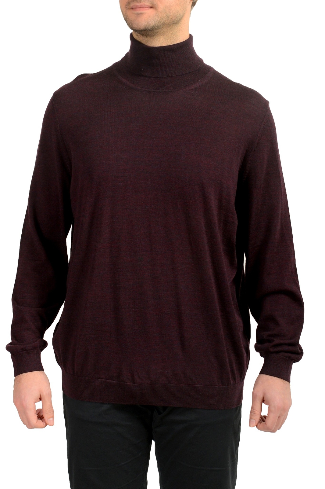 Hugo Boss Musso-P Мужской фиолетовый свитер-пуловер из 100 шерсти US 3XL IT 58 19290₽