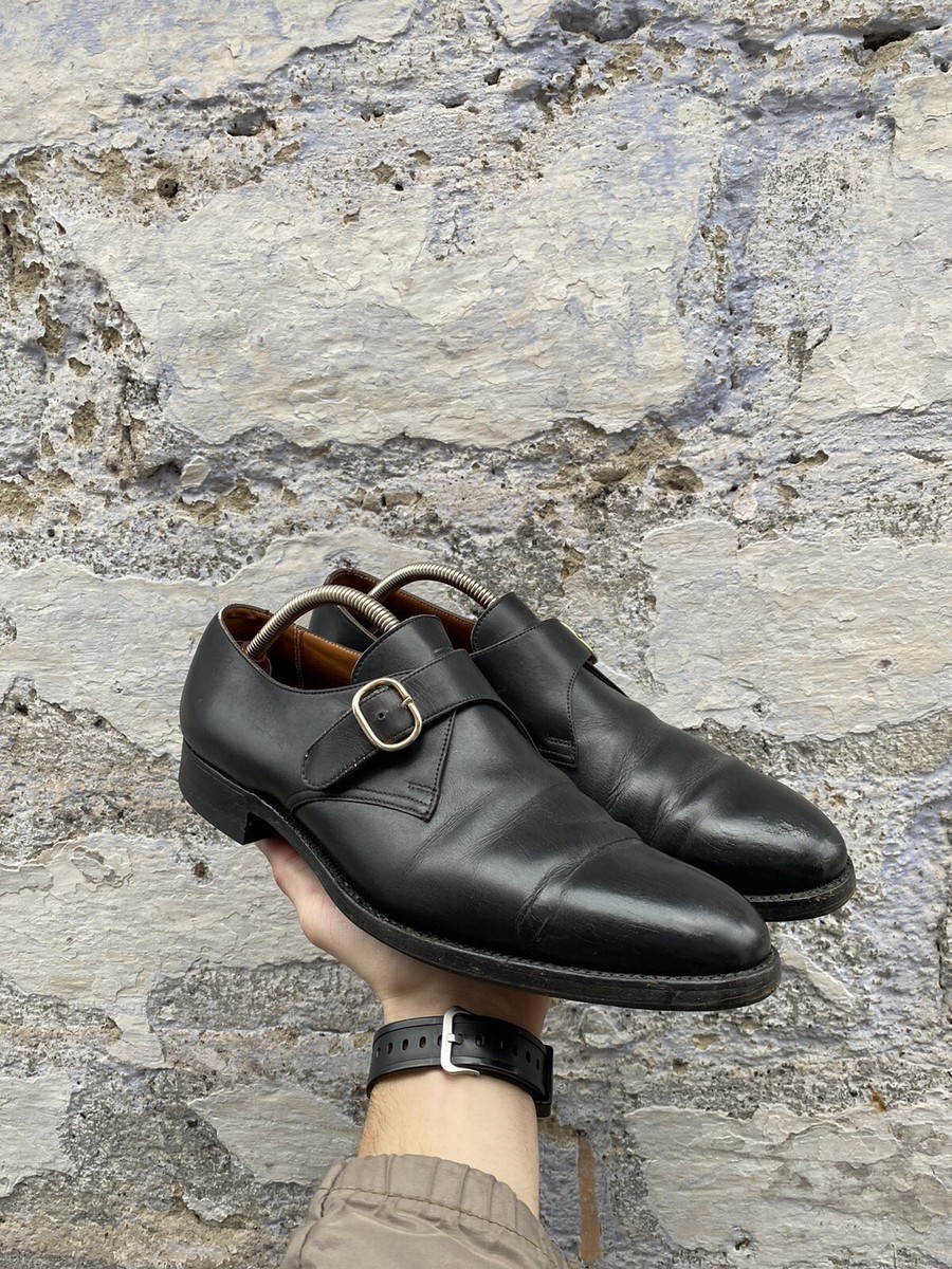 Crockett Jones Compton leather derby shoes size 9 1/2 E | eBay