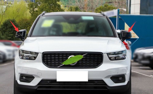 Carbon Fiber Rear View Side Door Mirror Cover Trim 2pcs For Volvo XC40 2019-2021 - Picture 4 of 16