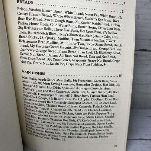 The Best Of The Old Church Cookbooks by Florence Ekstrand Recipe Book - Picture 14 of 19