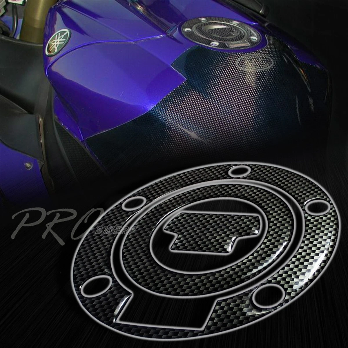 Carbon Fiber Gas Fuel Tank Pad Cover for YZF R1 20... - Vicedeal