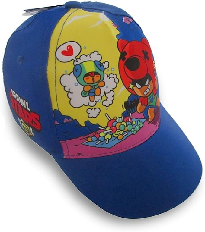 Cappello con Visiera Brawl Stars Berretto Unisex Regolabile per Bambini tg 52