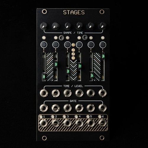 Mutable Instruments Stages Eurorack Modular Synth CV Sequencer New (Black/Gold)