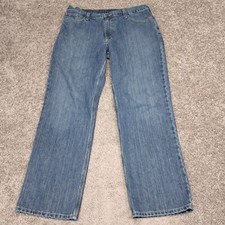 Carhartt Men's Jeans Dark Wash Relaxed Fit Blue Size 38x32