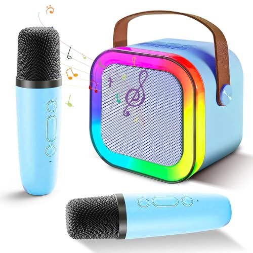 Mini Karaoke Machine for Kids, Kids Music Player Toys for Girls and Boys,