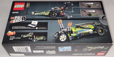 LEGO 42103 Dragster Technic 2 in 1 Hot Rod pull back | eBay
